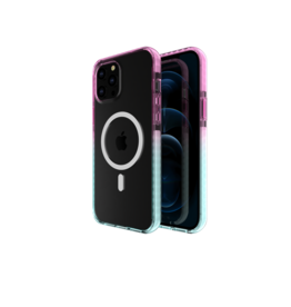 Nikoza Nikoza Gradient Case iPhone 12 (Pro) Light Pink - Blue