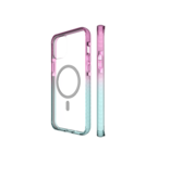 Nikoza Nikoza Gradient Impact Case iPhone 12 (Pro) Light Pink - Blue