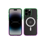 Nikoza Nikoza Gradient Impact Case iPhone 14 Pro Max Green - Purple