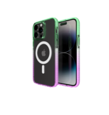 Nikoza Nikoza Gradient Impact Case iPhone 14 Pro Max Green - Purple