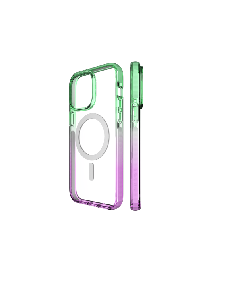 Nikoza Nikoza Gradient Impact Case iPhone 14 Pro Max Green - Purple