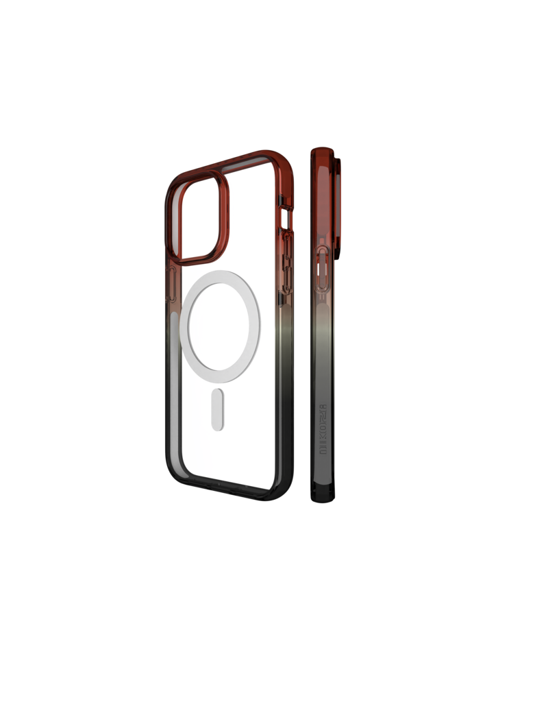 Nikoza Nikoza Gradient Impact Case iPhone 14 Pro Max Red - Black