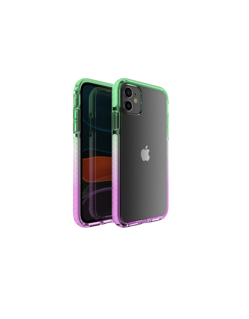 Nikoza Nikoza Gradient Impact Case iPhone 11 Green - Purple