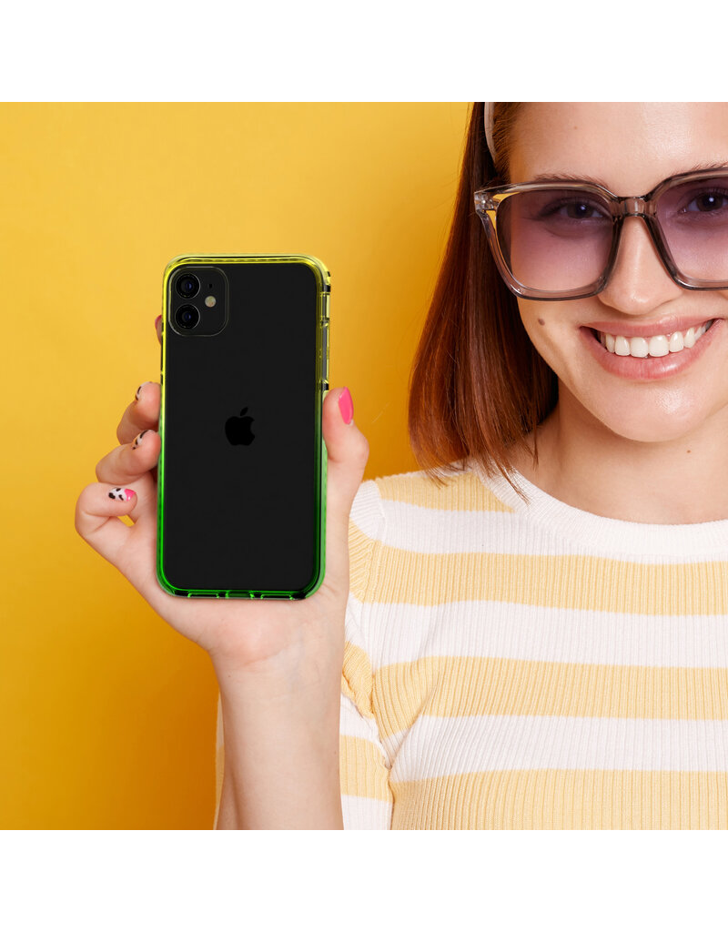 Nikoza Nikoza Gradient Impact Case iPhone 11 Yellow - Green