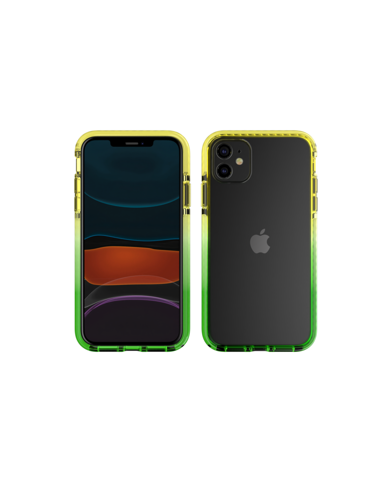 Nikoza Nikoza Gradient Impact Case iPhone 11 Yellow - Green