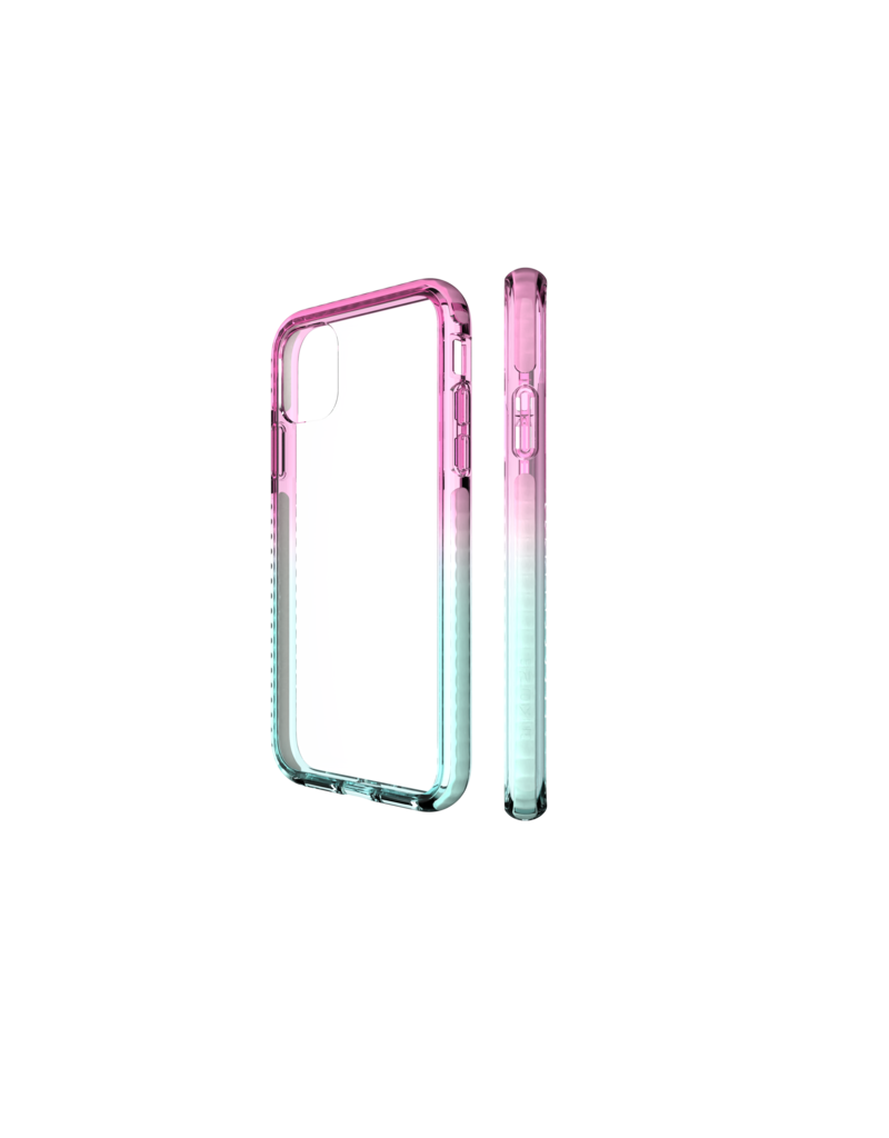 Nikoza Nikoza Gradient Impact Case iPhone 11 Light Pink - Blue