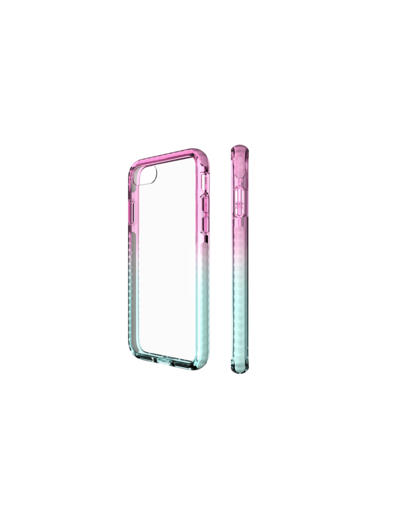 Nikoza Nikoza Gradient Impact Case iPhone SE (2022/2020)/ 8 /7 Light Pink - Blue