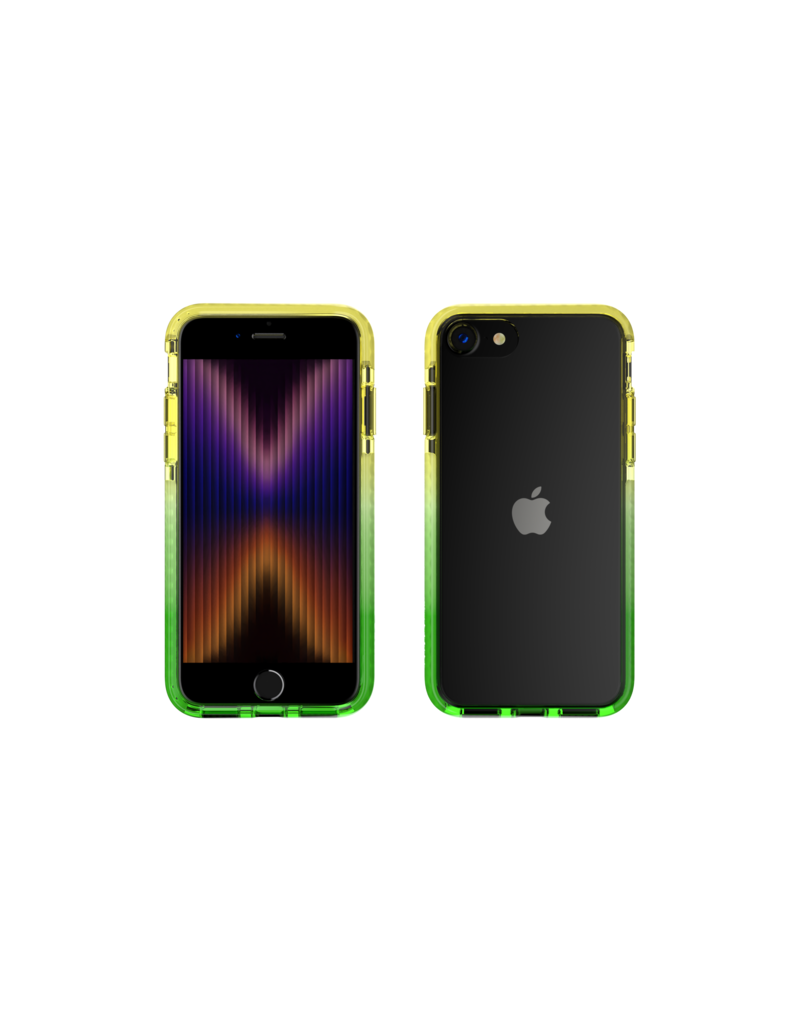 Nikoza Nikoza Gradient Impact Case iPhone SE (2022/2020)/ 8 /7 Yellow - Green