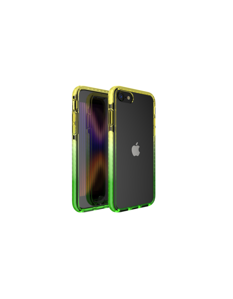 Nikoza Nikoza Gradient Impact Case iPhone SE (2022/2020)/ 8 /7 Yellow - Green