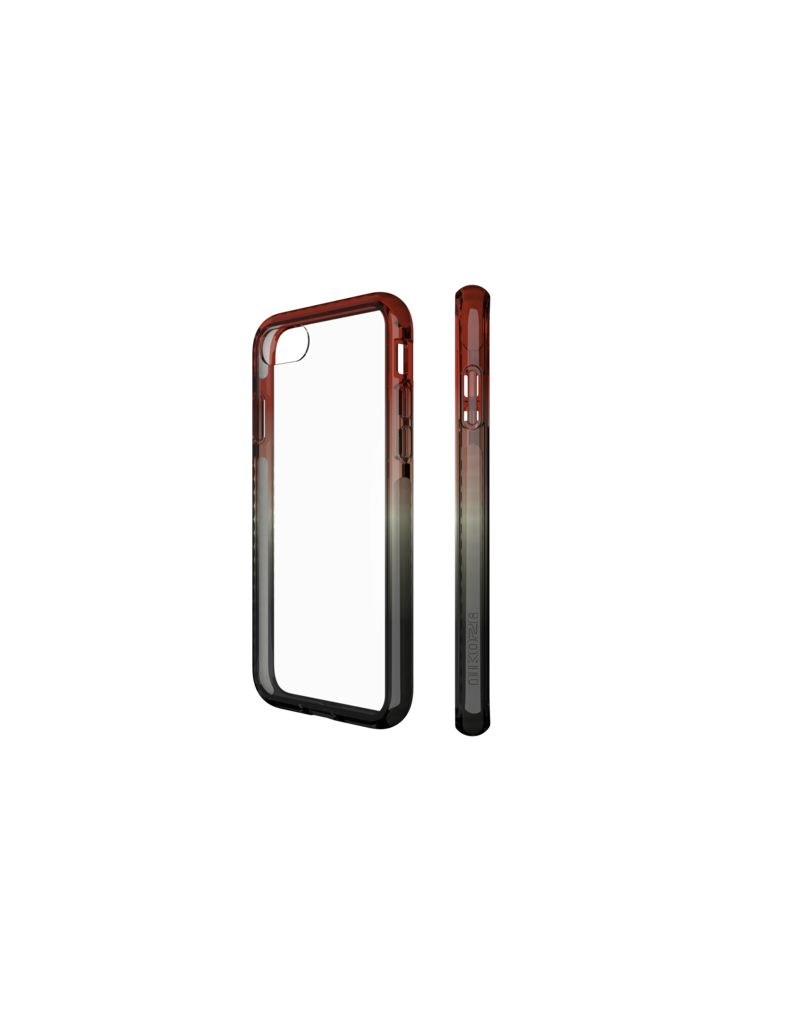 Nikoza Nikoza Gradient Impact Case iPhone SE (2022/2020)/ 8 /7 Red - Black