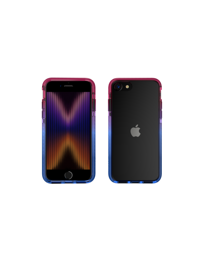 Nikoza Nikoza Gradient Impact Case iPhone SE (2022/2020)/ 8 /7 Fucsia - Blue