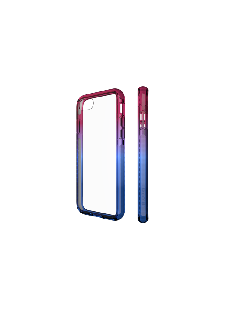 Nikoza Nikoza Gradient Impact Case iPhone SE (2022/2020)/ 8 /7 Fucsia - Blue