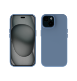 Nikoza Nikoza Liquid Silicone Magsafe Case iPhone 15 IJsblauw