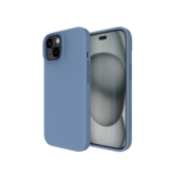 Nikoza Nikoza Liquid Silicone Magsafe Case iPhone 15 IJsblauw