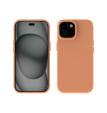 Nikoza Nikoza Liquid Silicone Magsafe Case iPhone 15 Abrikoos Oranje