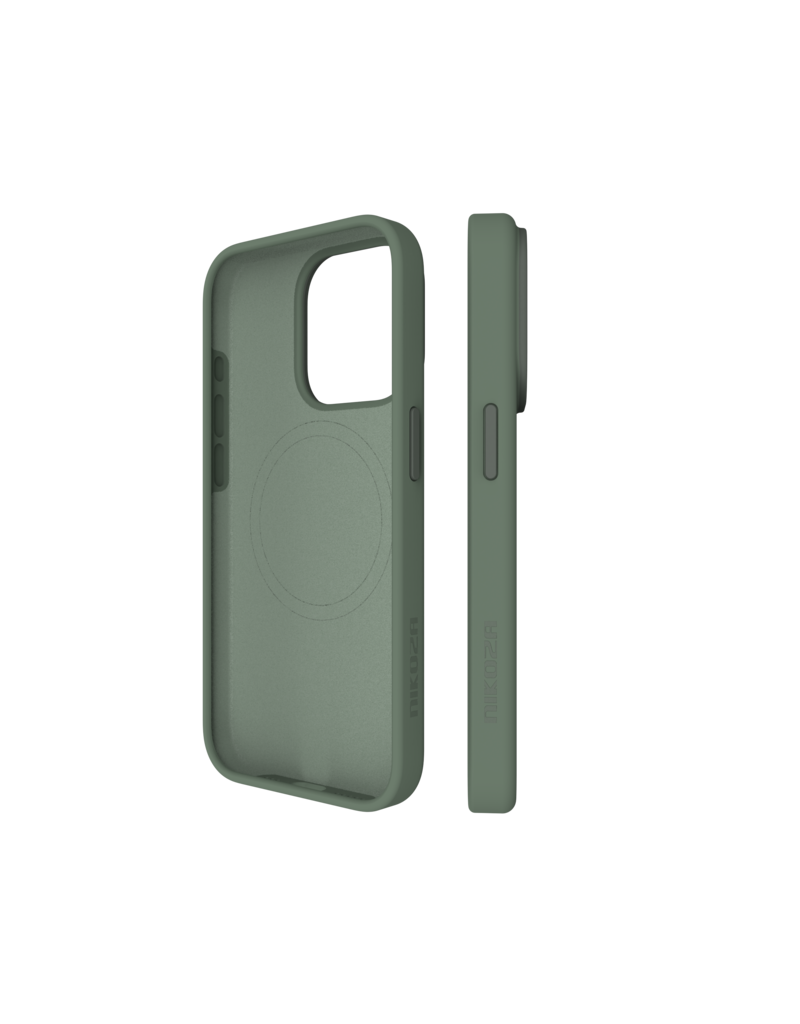Nikoza Nikoza Liquid Silicone Magsafe Case iPhone 15 Pro Max Jade Groen