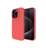 Nikoza Nikoza Liquid Silicone Magsafe Case iPhone 15 Pro Guave Roze