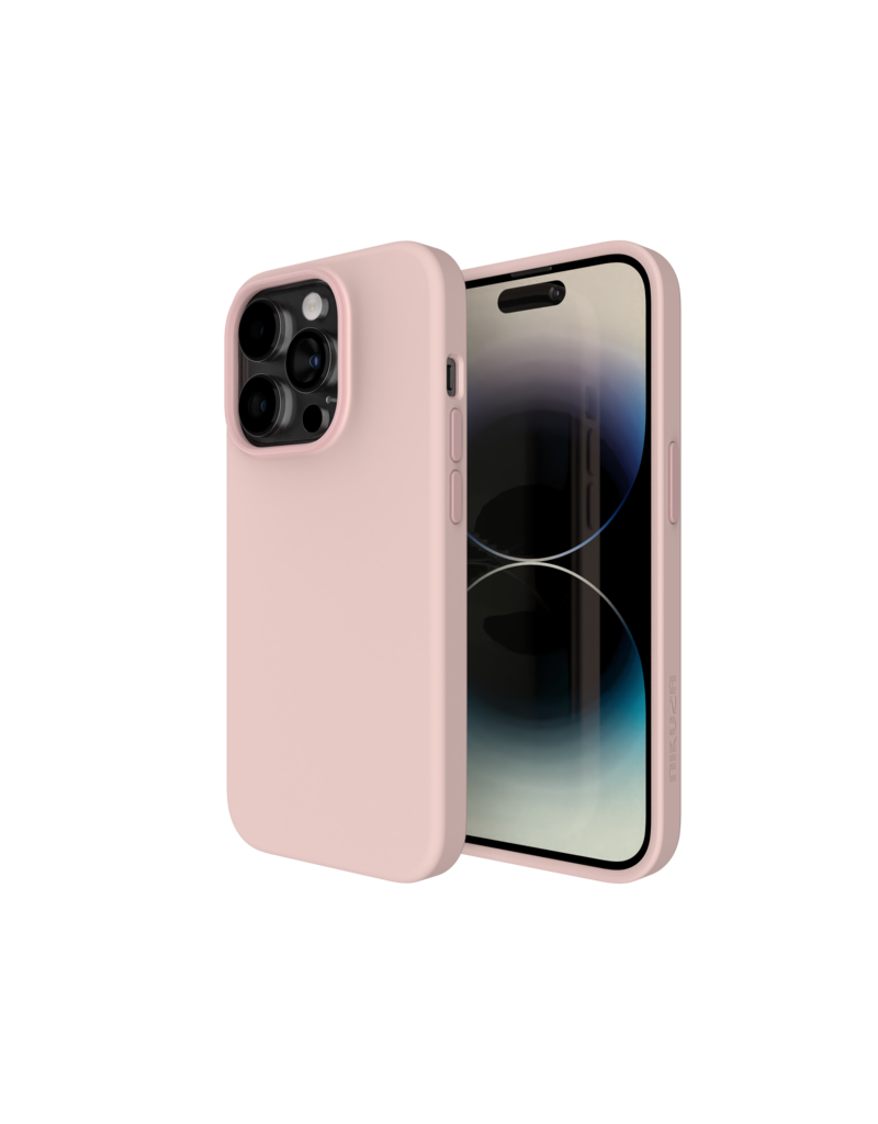 Nikoza Nikoza Liquid Silicone Magsafe Case iPhone 14 Pro Lichtroze