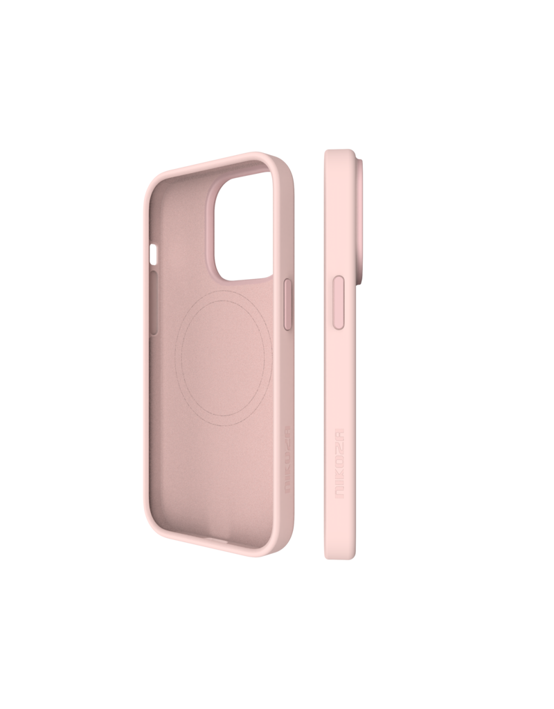 Nikoza Nikoza Liquid Silicone Magsafe Case iPhone 14 Pro Lichtroze