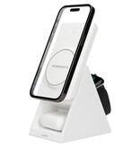 Mobiparts Mobiparts Wireless 3 in 1 Charger 15W Triangle White