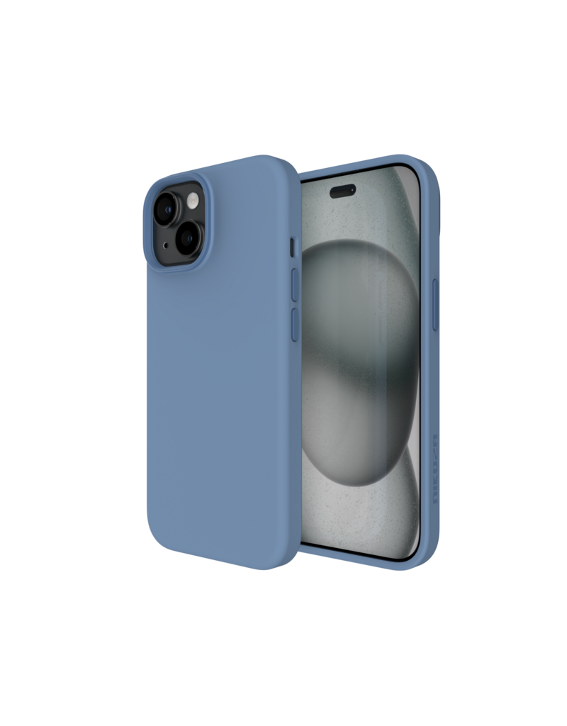 Nikoza Nikoza Liquid Silicone Magsafe Case iPhone 13 / 14 IJsblauw