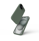 Nikoza Nikoza Liquid Silicone Magsafe Case iPhone 13 / 14 Jade Groen