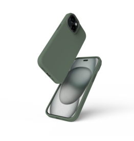 Nikoza Nikoza Liquid Silicone Magsafe Case iPhone 13 / 14 Jade Groen