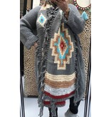 SHAWL IBIZA STYLE 45 CM BREED 250 CM LANG