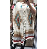 SHAWL IBIZA STYLE 45 CM BREED 250 CM LANG