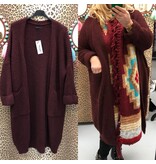 SHAWL IBIZA STYLE 45 CM BREED 250 CM LANG