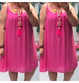 TOPS JURKJES MET GEVLOCHTEN BANDJES ZILVER MATEN 48/50 TOT 56