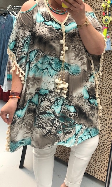 TUNIEK SNAKE PARIJS MATEN 46/48 TOT 58/60