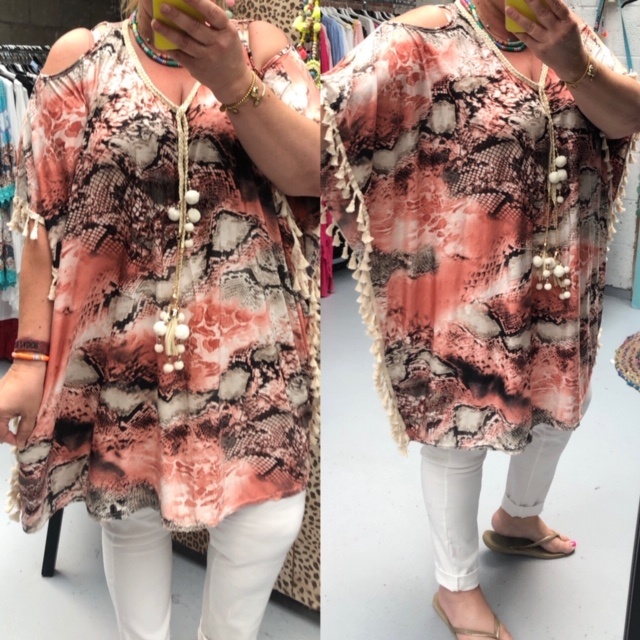 TUNIEK SNAKE PARIJS MATEN 46/48 TOT 58/60