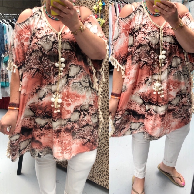 TUNIEK SNAKE PARIJS MATEN 46/48 TOT 58/60