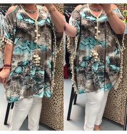 TUNIEK SNAKE PARIJS MATEN 46/48 TOT 58/60