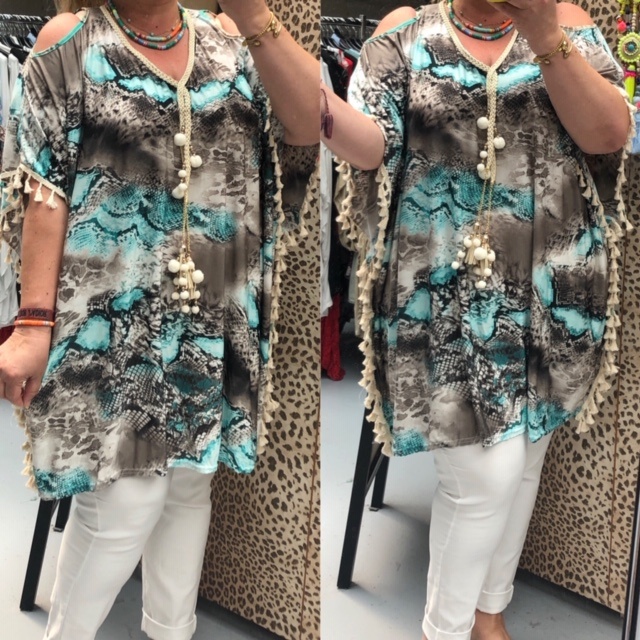 TUNIEK SNAKE PARIJS MATEN 46/48 TOT 58/60