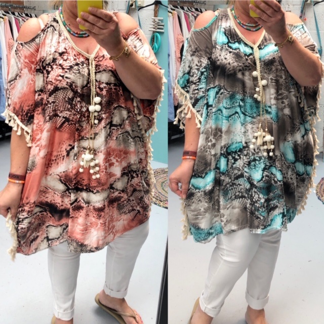 TUNIEK SNAKE PARIJS MATEN 46/48 TOT 58/60