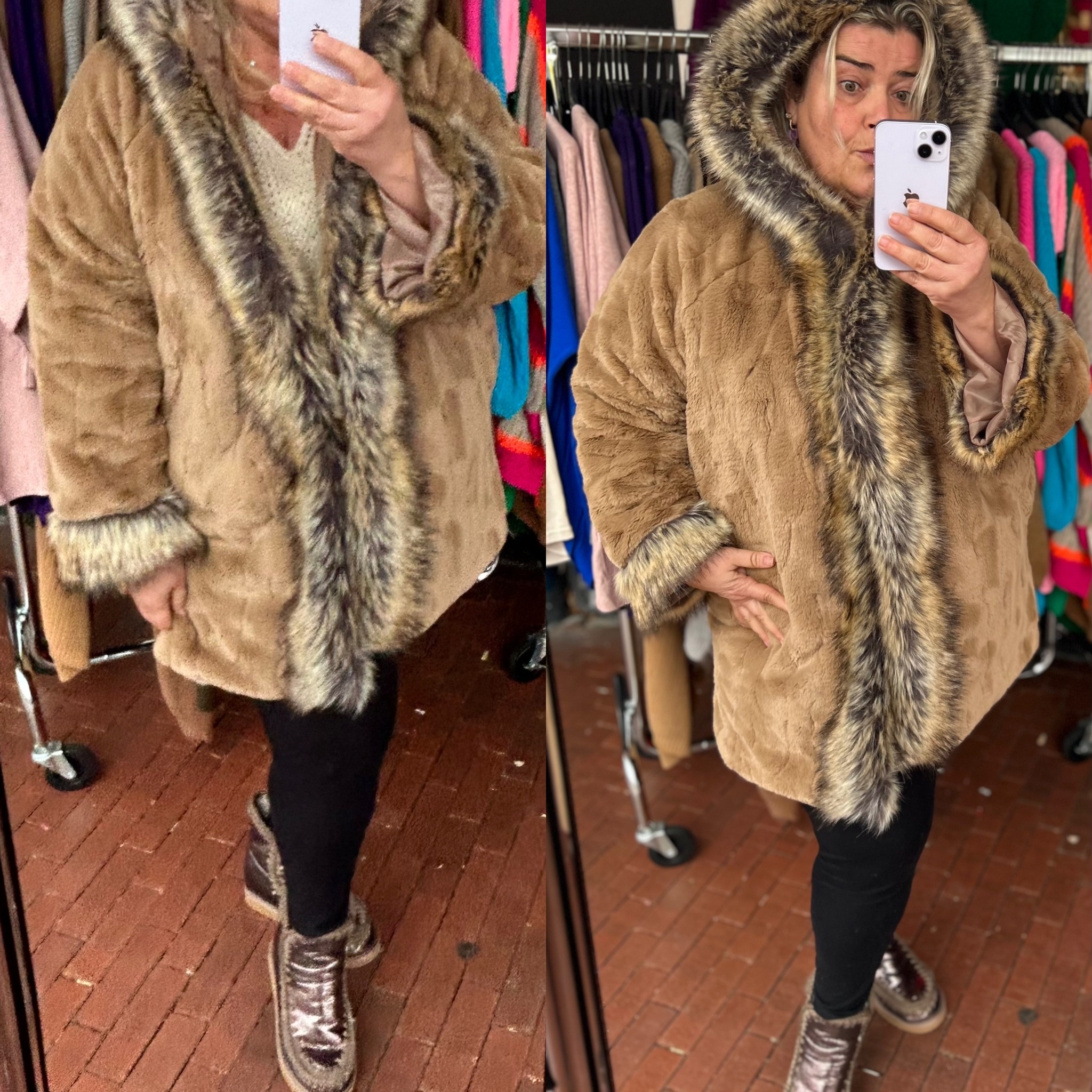 FAKE FUR JASJE MATEN 44 TOT 50/52