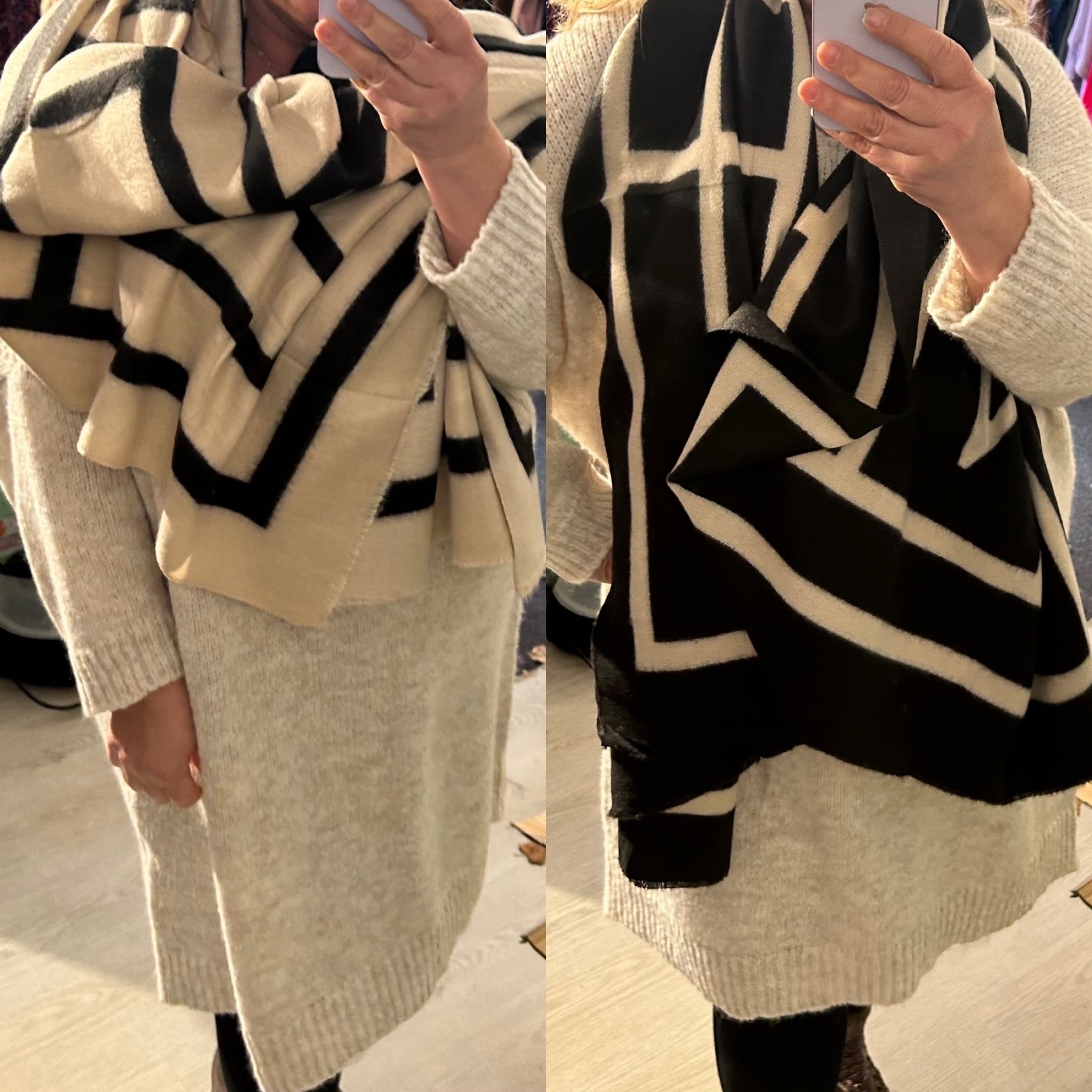 SHAWL CHIQUE ROYAL IN 2 KLEUREN