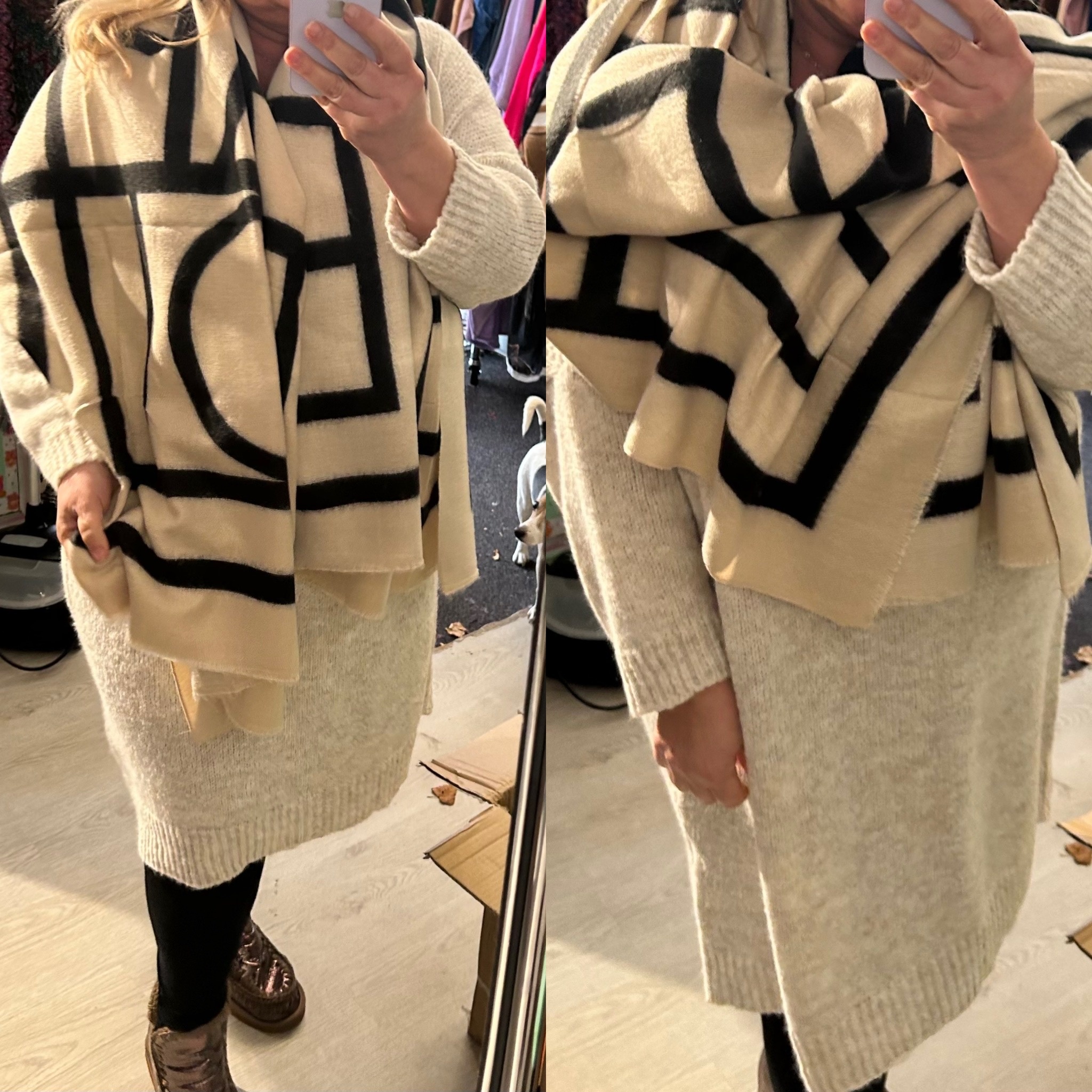 SHAWL CHIQUE ROYAL IN 2 KLEUREN