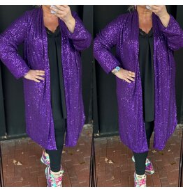 VEST PAILLET PARTY MATEN 44/46 TOT 52