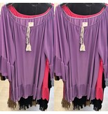 Sharon gladde stof ibiza style maten 46 tot 52