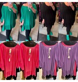 Sharon gladde stof ibiza style maten 46 tot 52