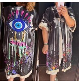 KIMONO S GLAD IBIZA STYLE MATEN 46 TOT 54