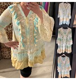 TUNIEK BOHO KWASTJE MATEN 42/44/46/48