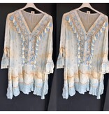 TUNIEK BOHO KWASTJE MATEN 42/44/46/48