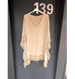 TUNIEK BEIGE CHIQUE MATEN 44 TOT 52