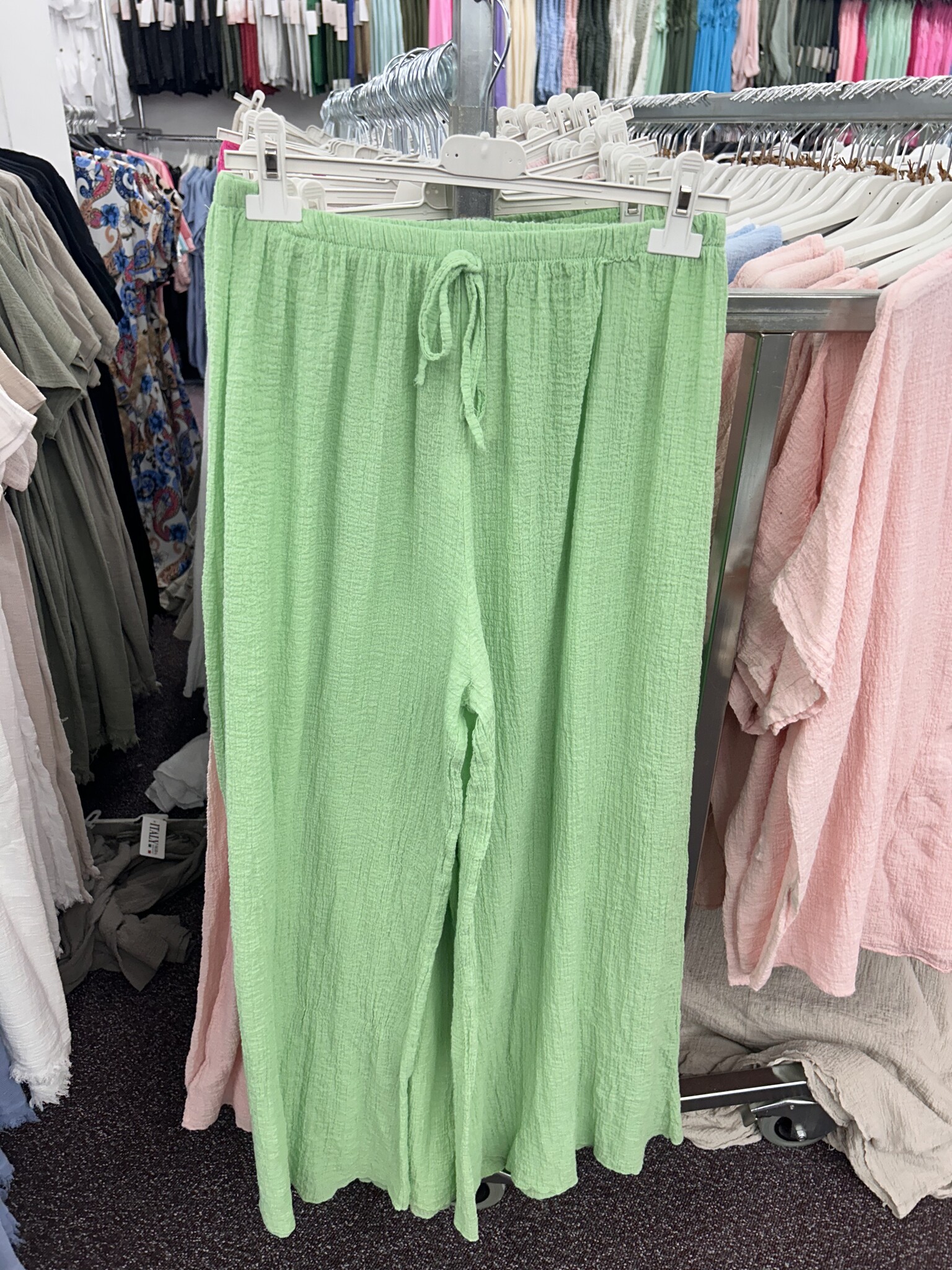 GRUNCHY  WIJD COMFY BROEK MATEN 46 TOT 52/54