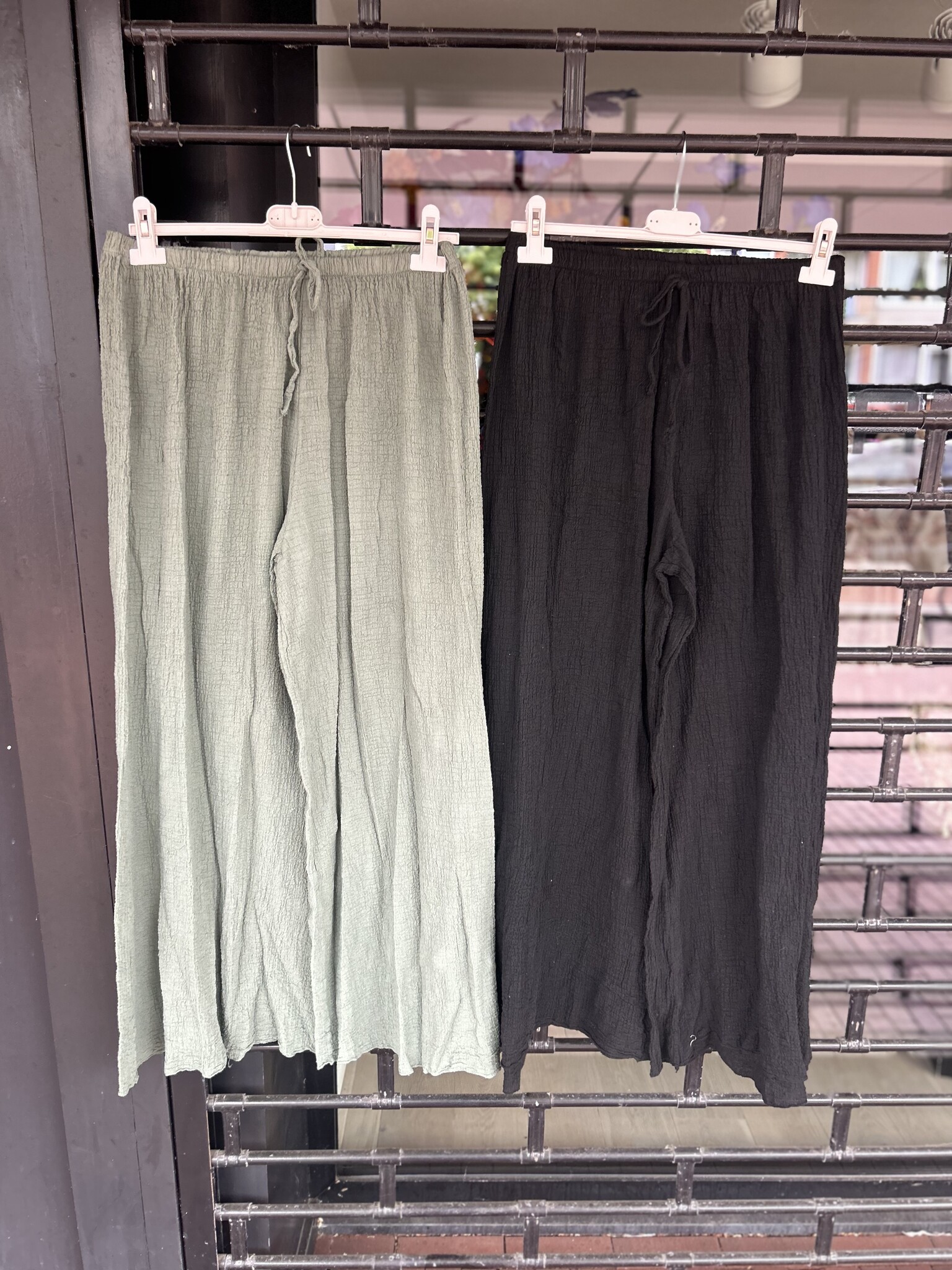 GRUNCHY  WIJD COMFY BROEK MATEN 46 TOT 52/54