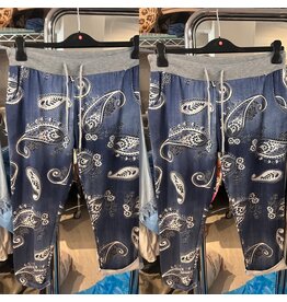 JEANS JOG PAISLEY KATOEN MATEN 44 TOT 50 KEINE 52